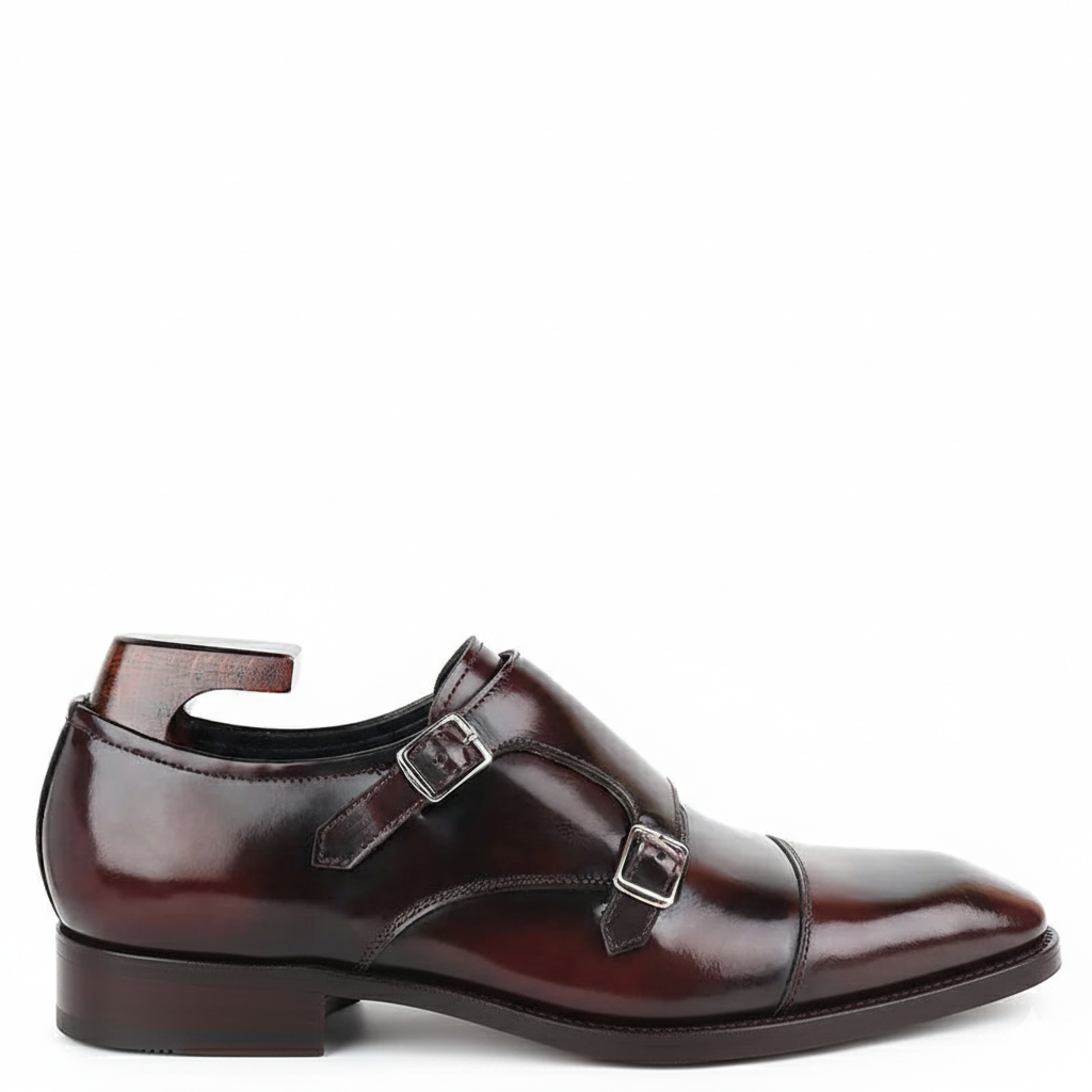 Luxury Double Monk Strap Shoes