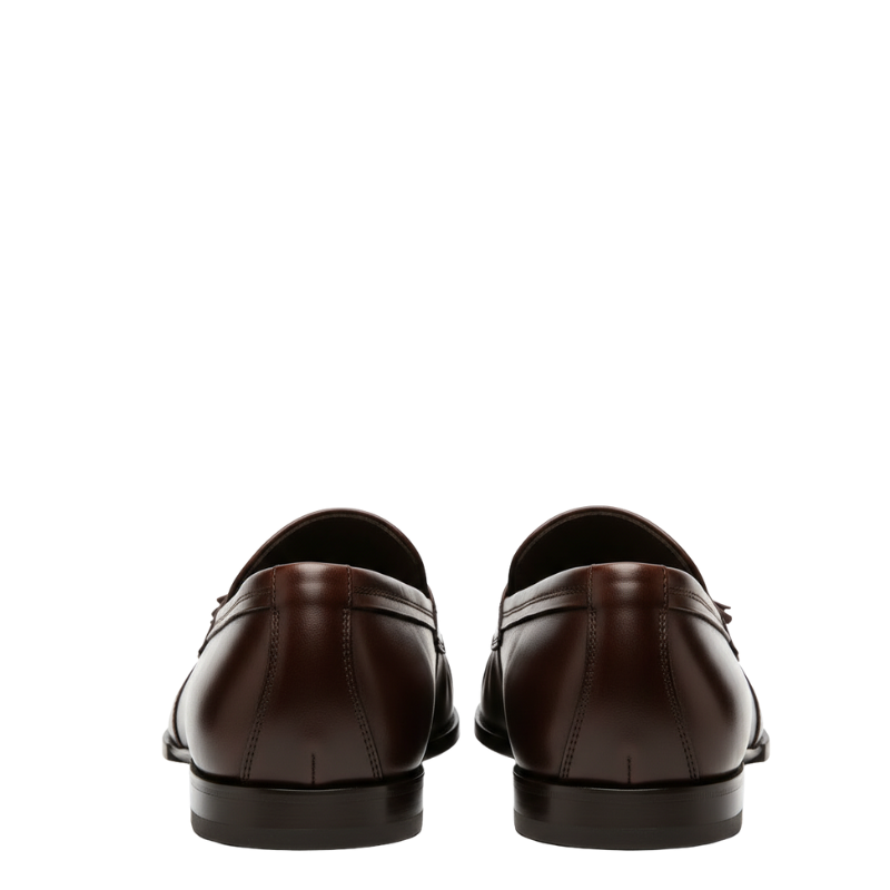 Gentleman’s Crest Leather Tassel Loafers