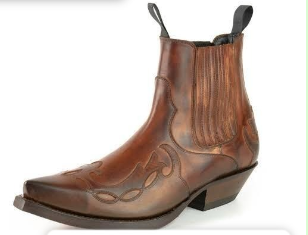 Men's Cowboy Distressed Leather Boots