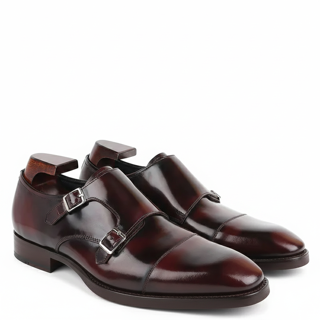 Luxury Double Monk Strap Shoes