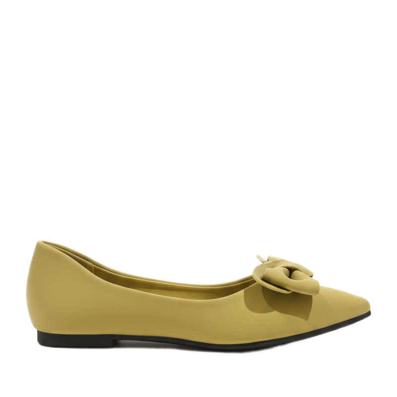 Classic Comfort Leather Ballerinas Flats