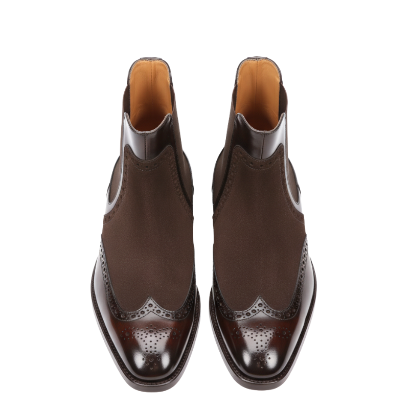 Italian Dual tone Chelsea Boots