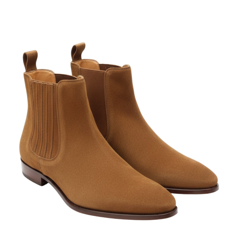 Men s Luxury Suede Chelsea Boots