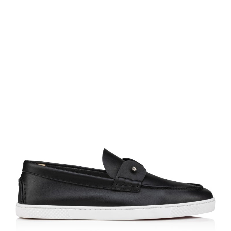 Handmade Slip-On Leather Black Loafer