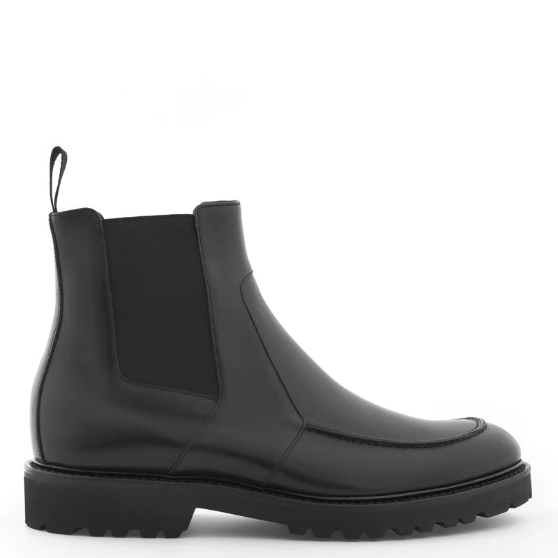 Mid-Top Luxury Fashion Leather Chelsea Boot