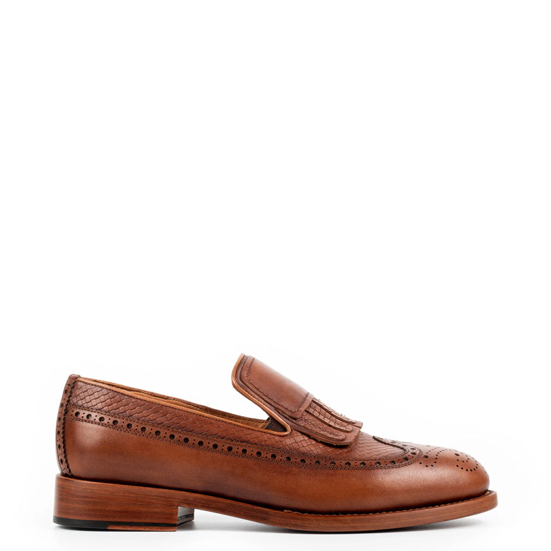 Men Premium Wingtip Leather Loafer