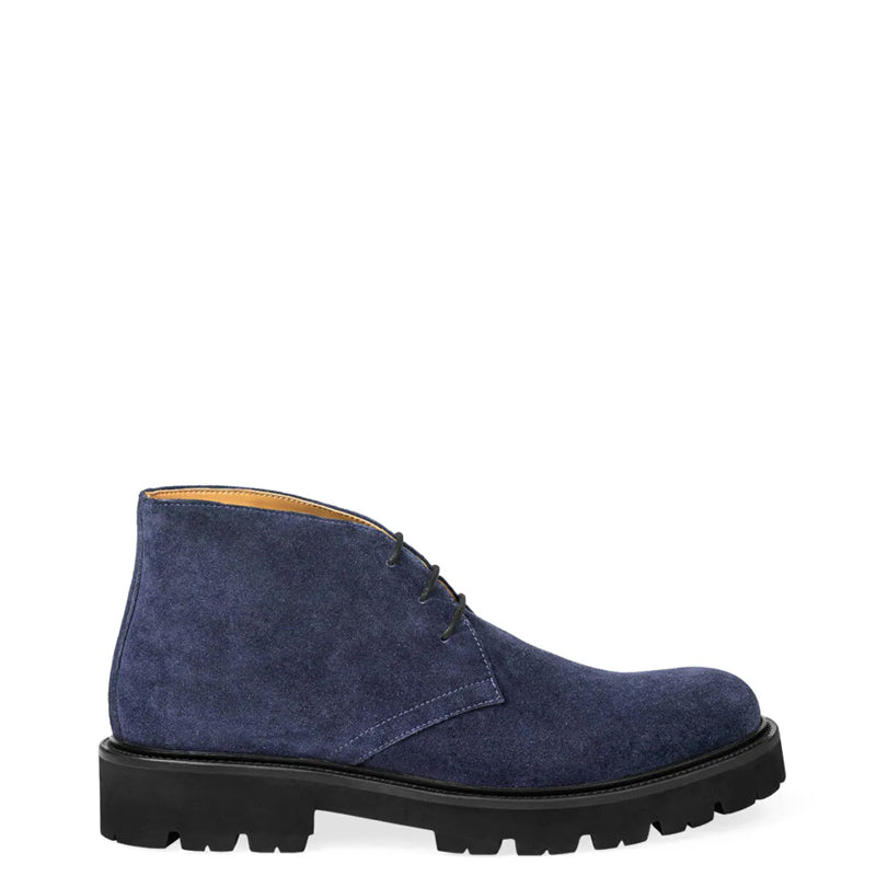 Luxury Suede Desert Leather Chukkas Boot Brown