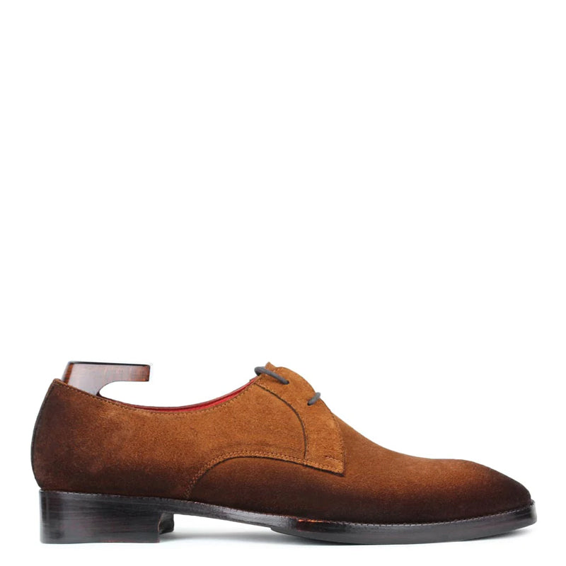 Suede Leather Two Eyelet Derby Shoe