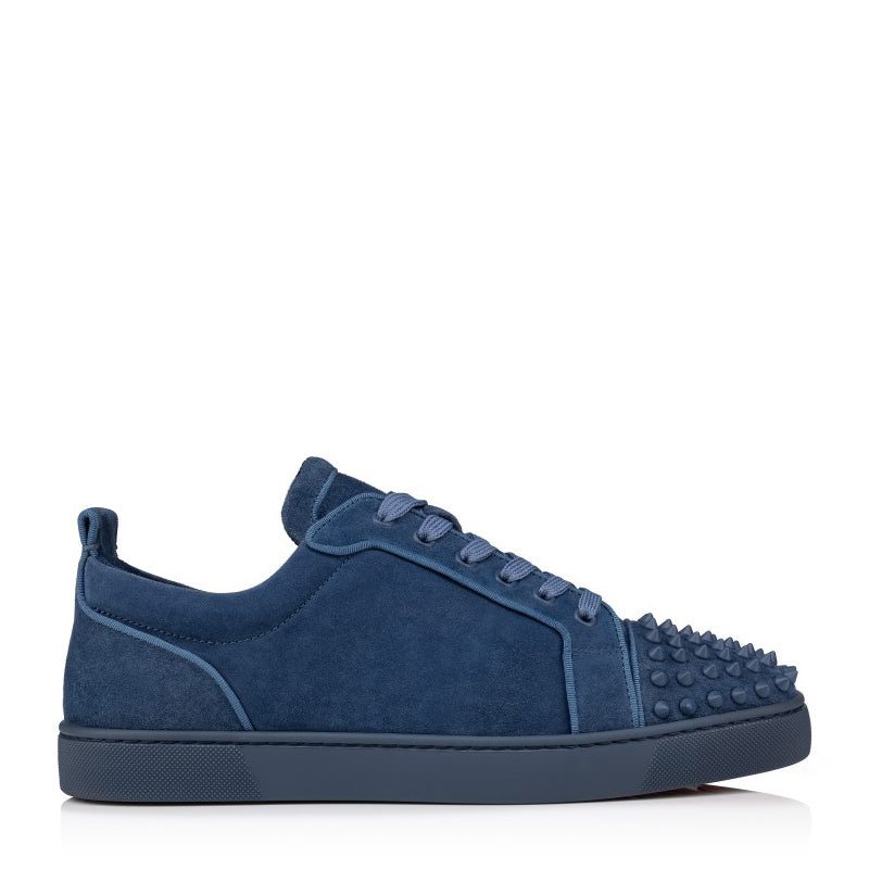 Men Suede Lace-Up Green Sneakers
