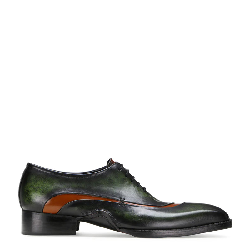 Handcrafted Leather Oxford in Burnished Chestnut