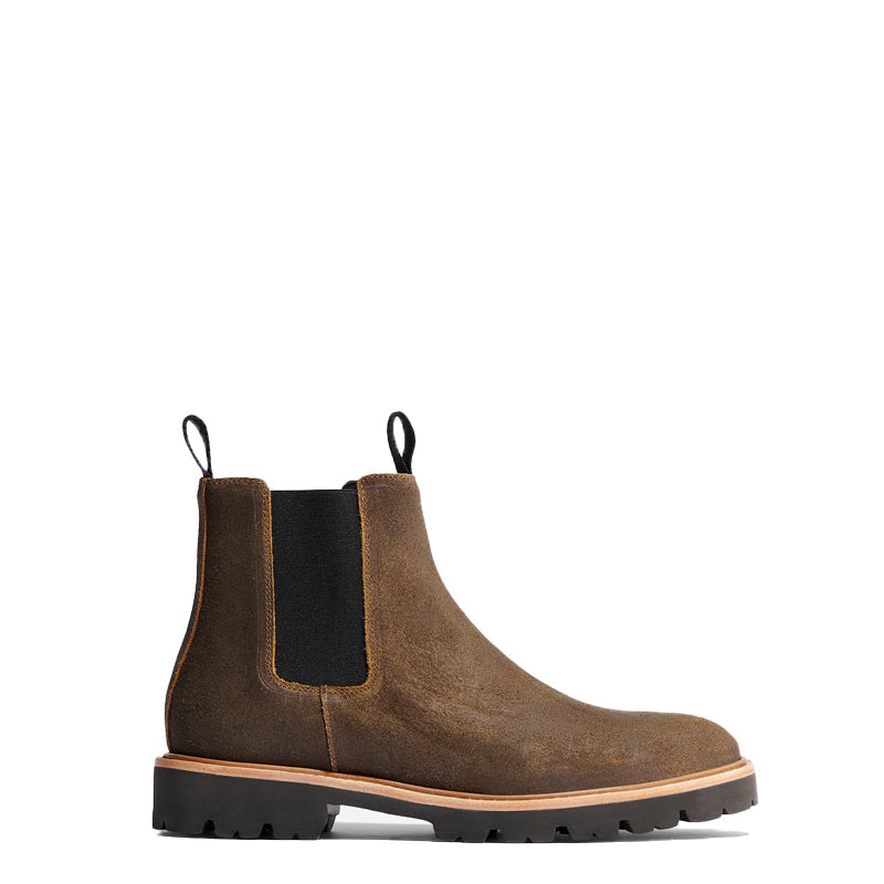 Midnight Double Strip Leather Chelsea Boot