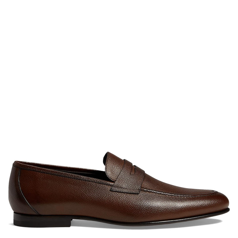 Premium Leather Penny Brown Loafer For Men