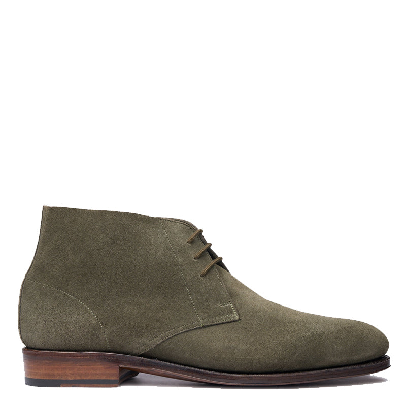 Unlined Dark Green Chukka Boot Dark