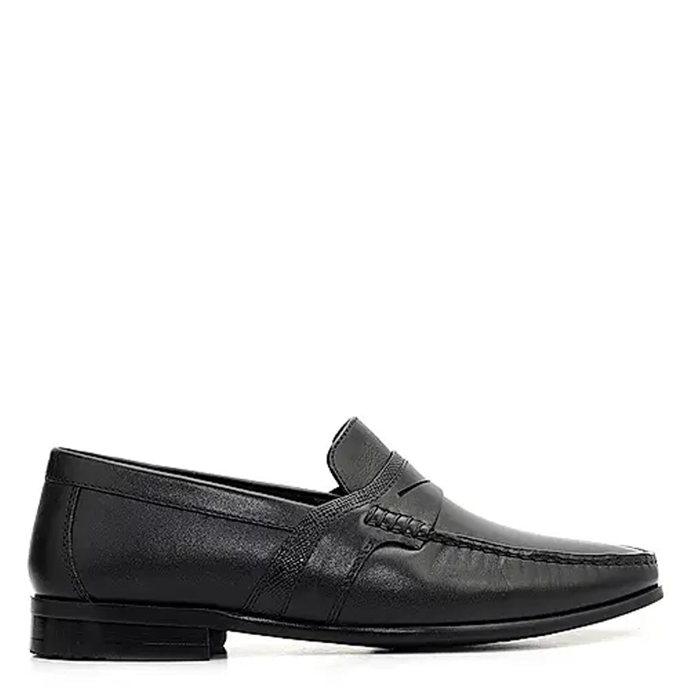 Classic Penny Leather Formal Black Loafer
