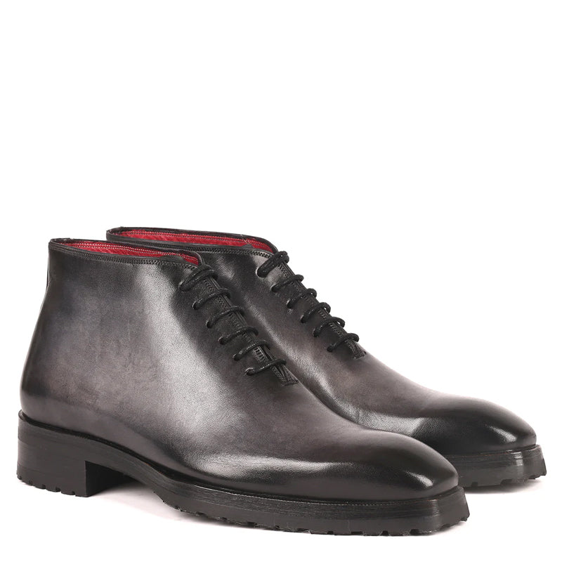 Men Custom Handmade Leather Ankle Boot