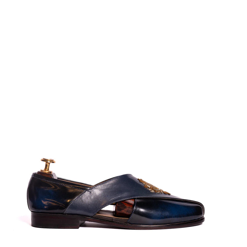 Classic Shiny Leather Comfort Peshawari Sandal