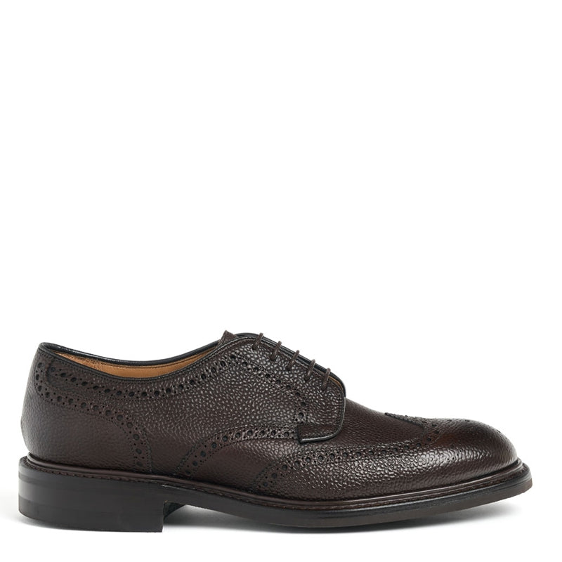 Men Handmade Leather Formal Derby Tan Shoe