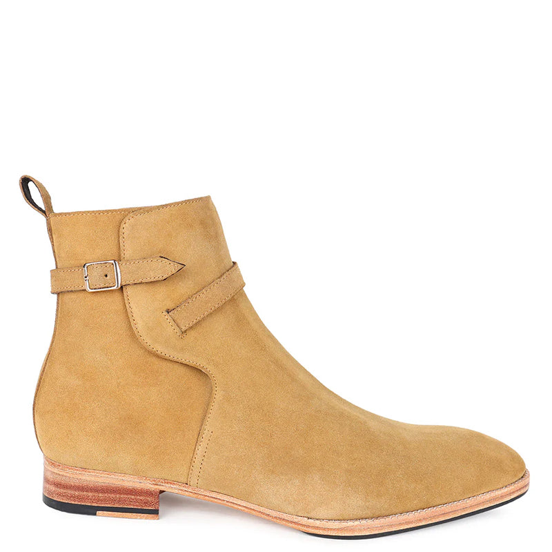 Men Suede Handmade Leather Jodhpur Ankle Boot