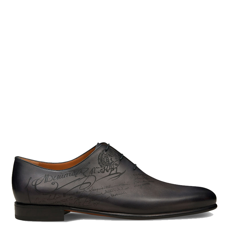 Men Handmade Solid Leather Oxford Black Shoe