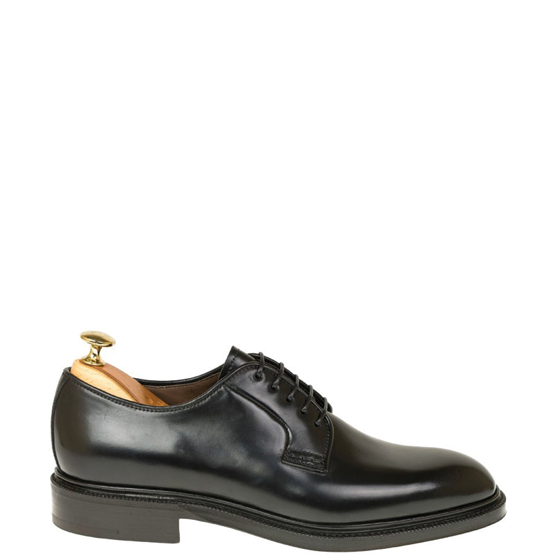 Classic Polished Leather Plain Derby Shoe