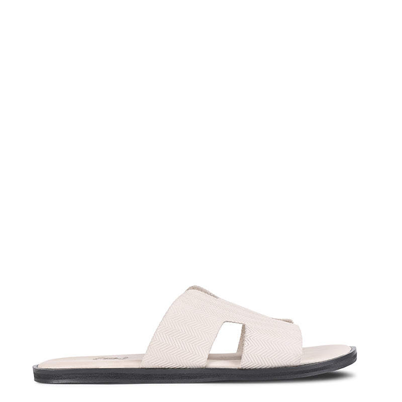 Luxury H-Style Leather Sky Slipper For Men