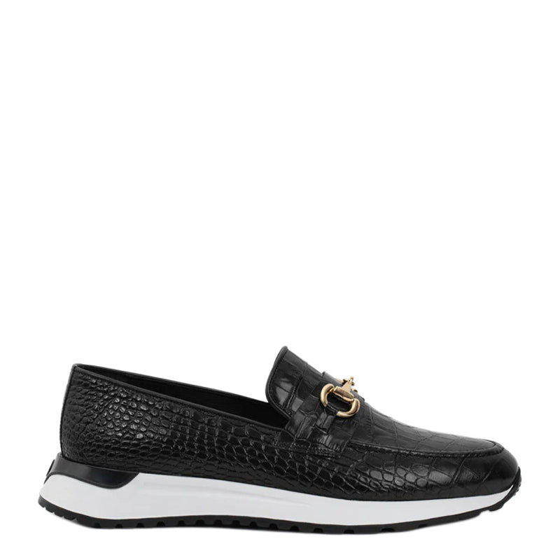 Crocodile Leather Loafer Men s Shoe