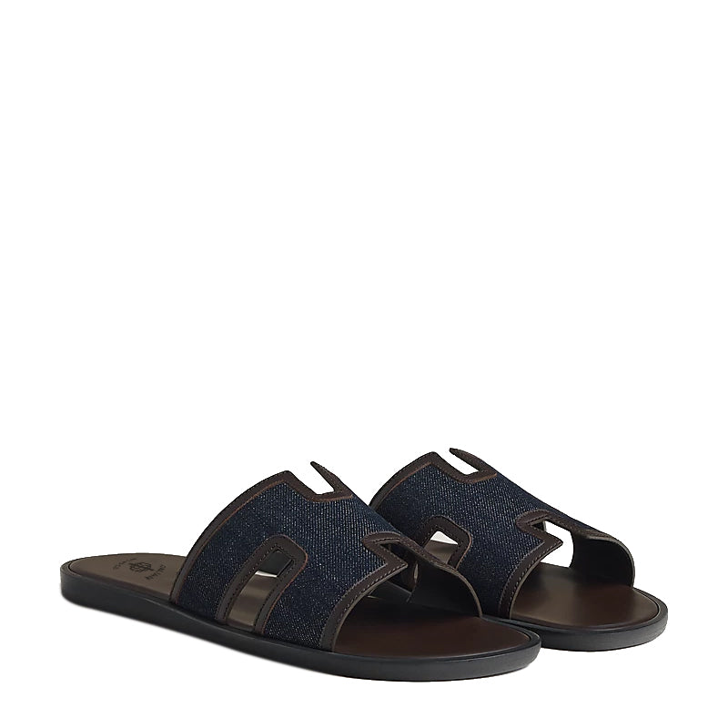 Haven Textured H Style Dual Slip-On in Canvas Blue and