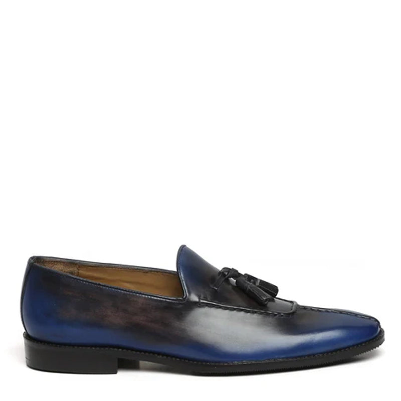 Premium Leather Slip-On Formal Tan Tassel Loafer