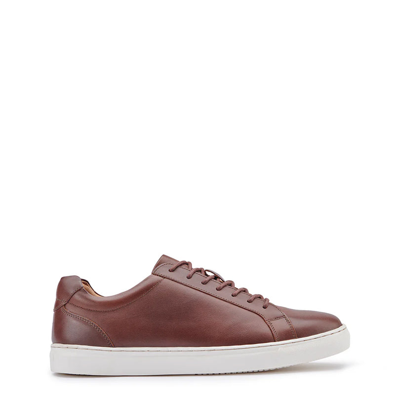 Handmade Leather Lace-Up Black Sneaker