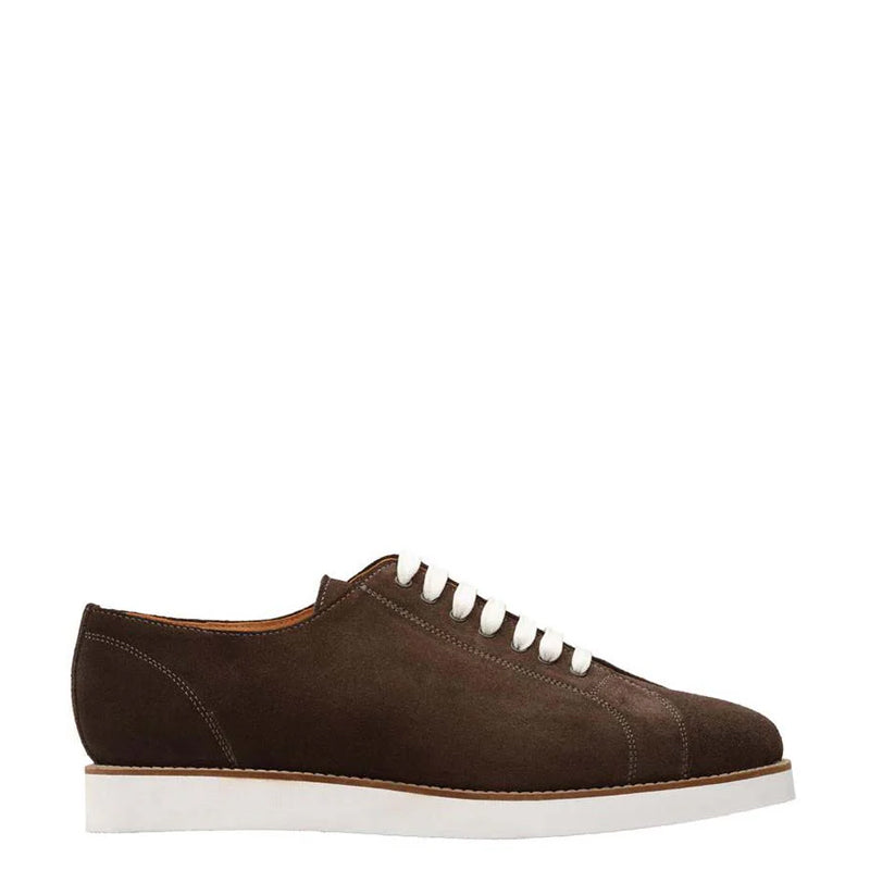Classic Suede Lace-Up Grey Sneaker