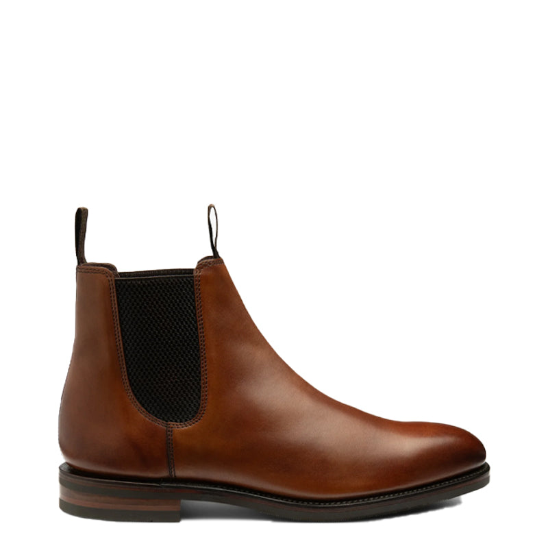 Patent Leather Chelsea Black Boot For Men