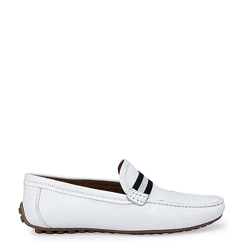 Premium Handmade Leather Moccasins Formal Blue Loafer