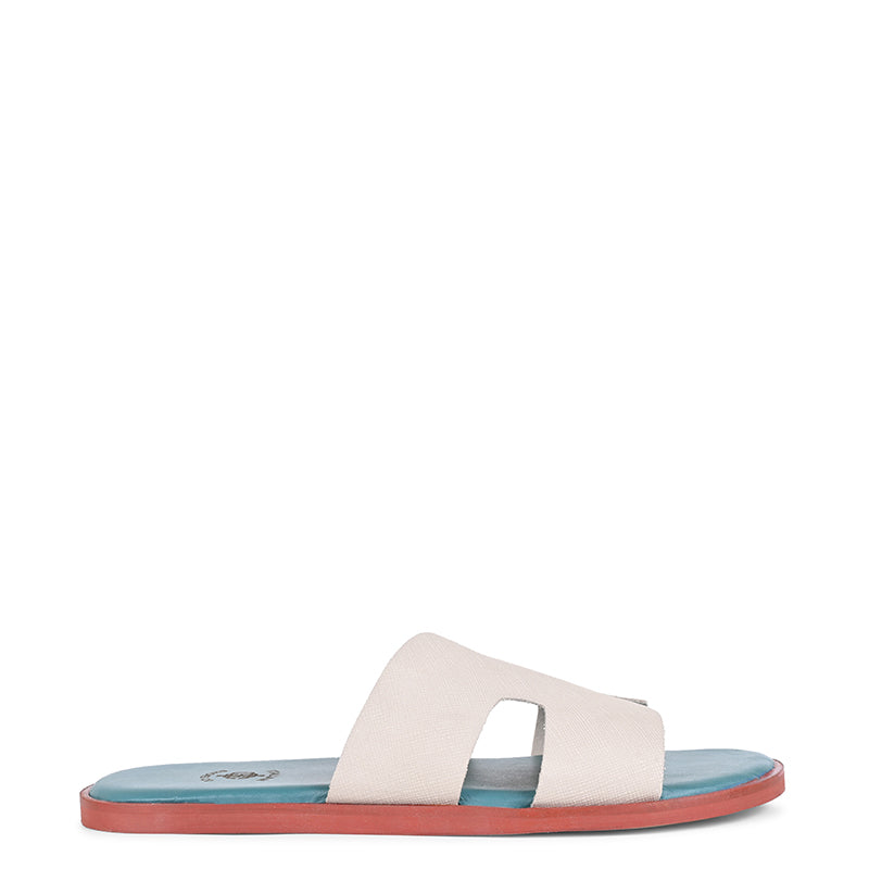 Luxury H-Style Leather Slipper For Men