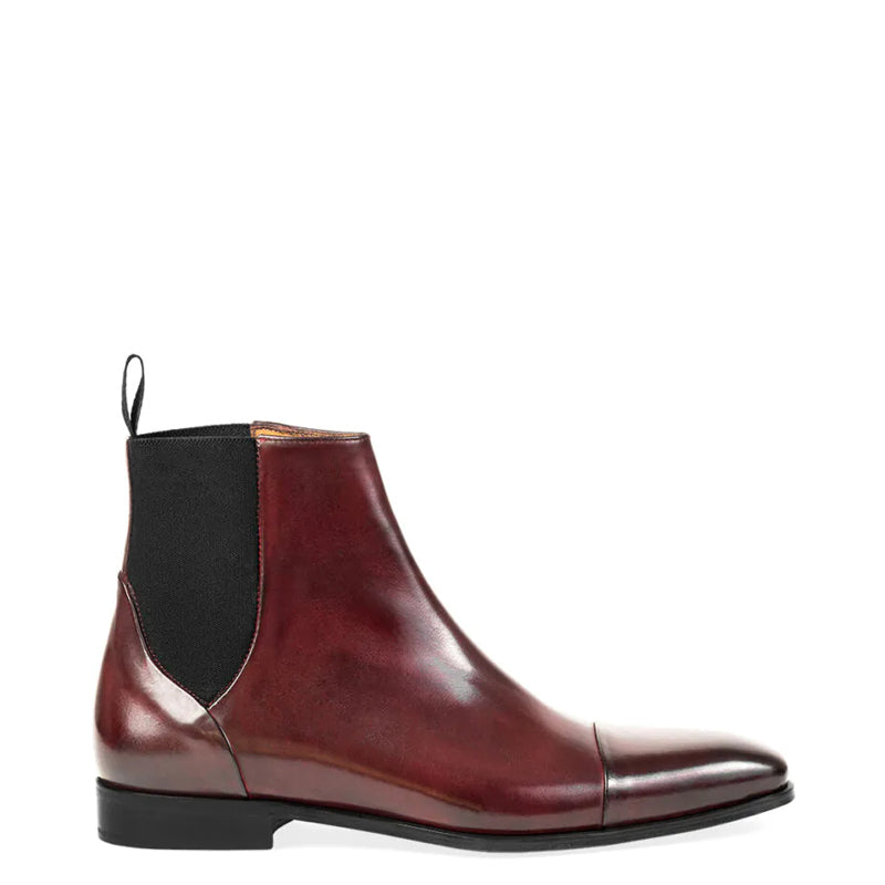 Midnight Classic Shiny Leather Chelsea Boot
