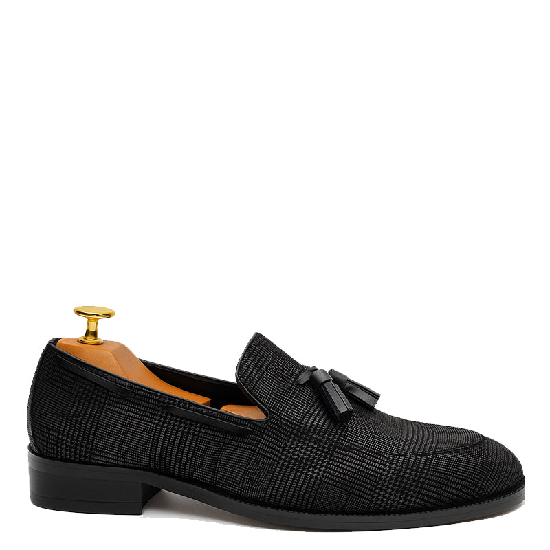 Men Nes Leather Tassel Loafers Smart Slip on Shoe