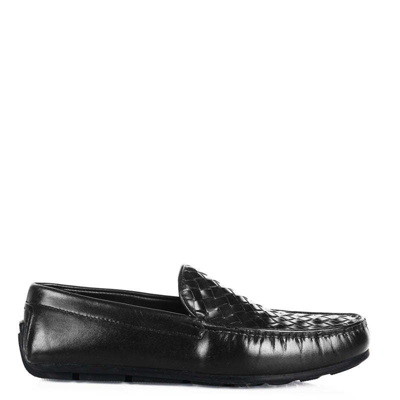 Men Solid Casual Leather Burgundy Loafer