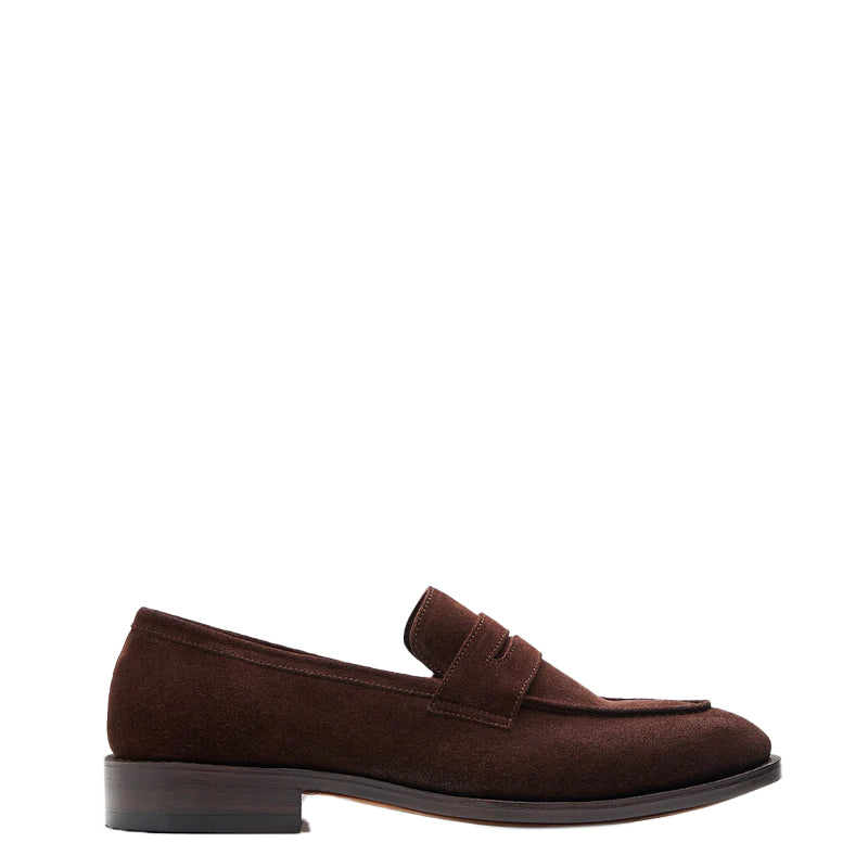 Penny Suede Leather Loafer For Men