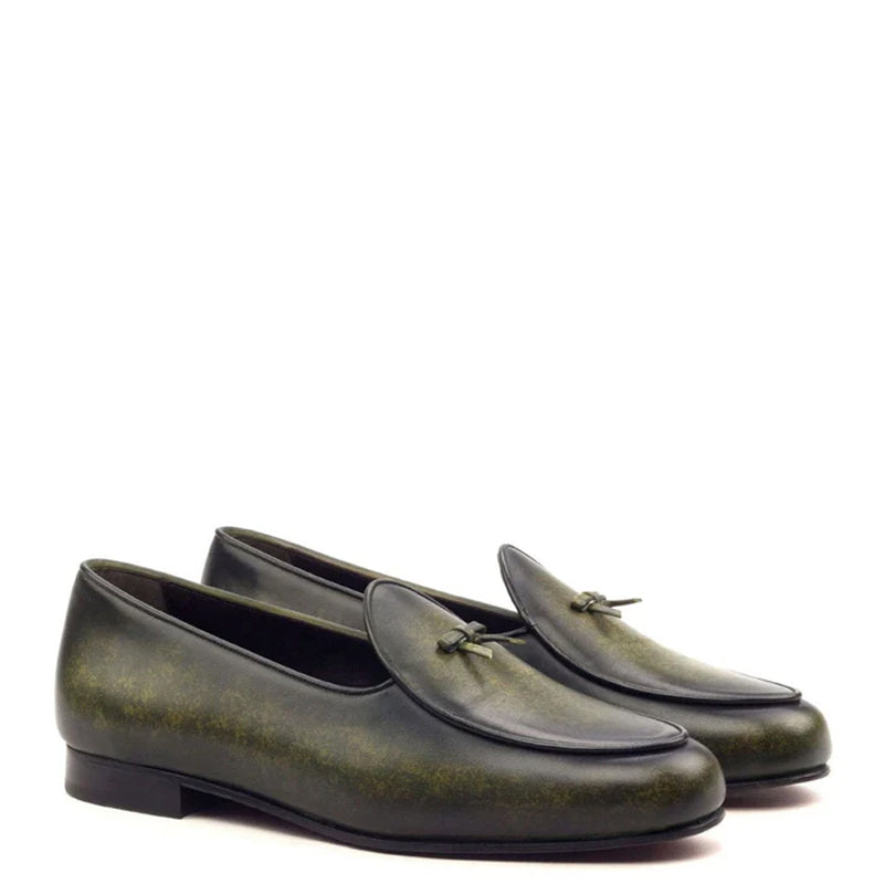 Patina Slip-On Leather Loafer For Men