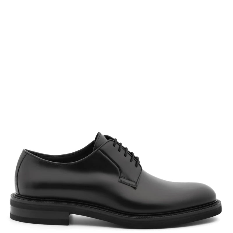 Premium Lace-Up Leather Derby Brown Shoe
