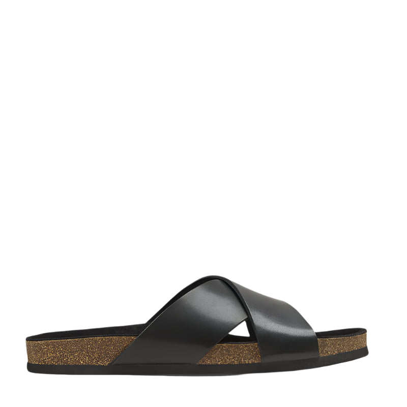 Pure Elegance Burgundy Leather Slipper