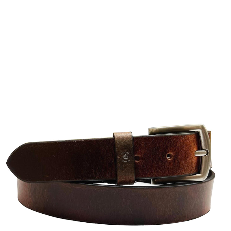 Ruvida Leather Belt Dark