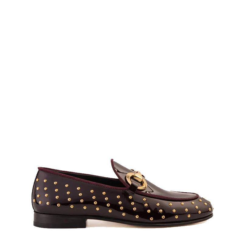 Spike Leather Bit Dress Loafer Men Shoe