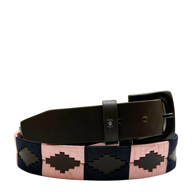Stile polo Leather Belt Black and