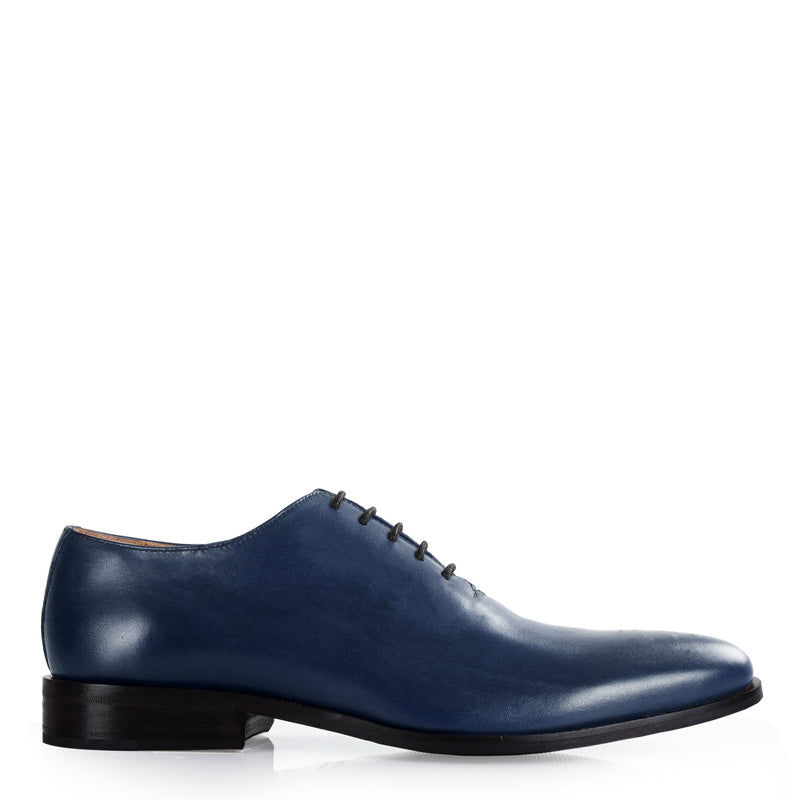 Polished Pure Leather Wholecut Oxford Shoe