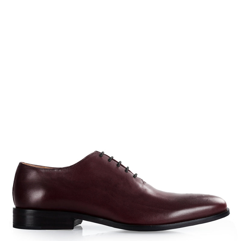 Polished Pure Leather Wholecut Oxford Shoe