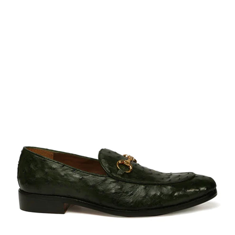 Men Solid Leather Slip-On Brown Loafer Shoe