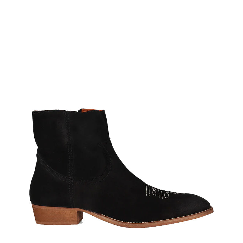 Luxury Design Stylish Suede Leather Side-Zipper Boot