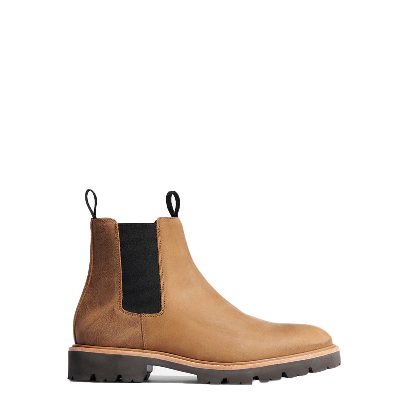 Mid-Top Suede Premium Leather Chelsea Boot