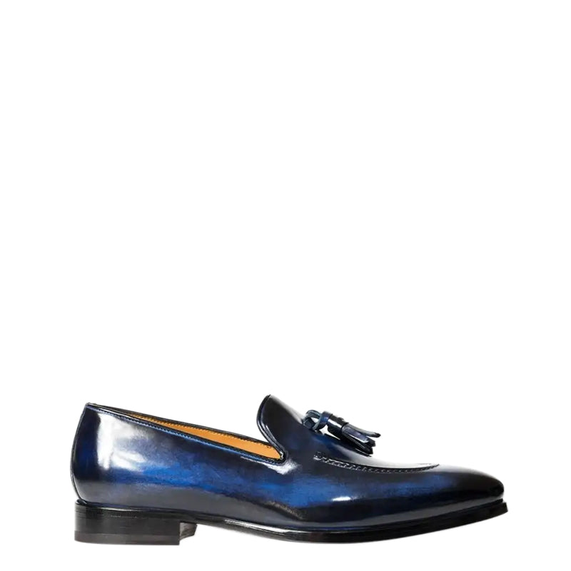 Shiny Leather Pure Tassel Tan/Brown Loafer