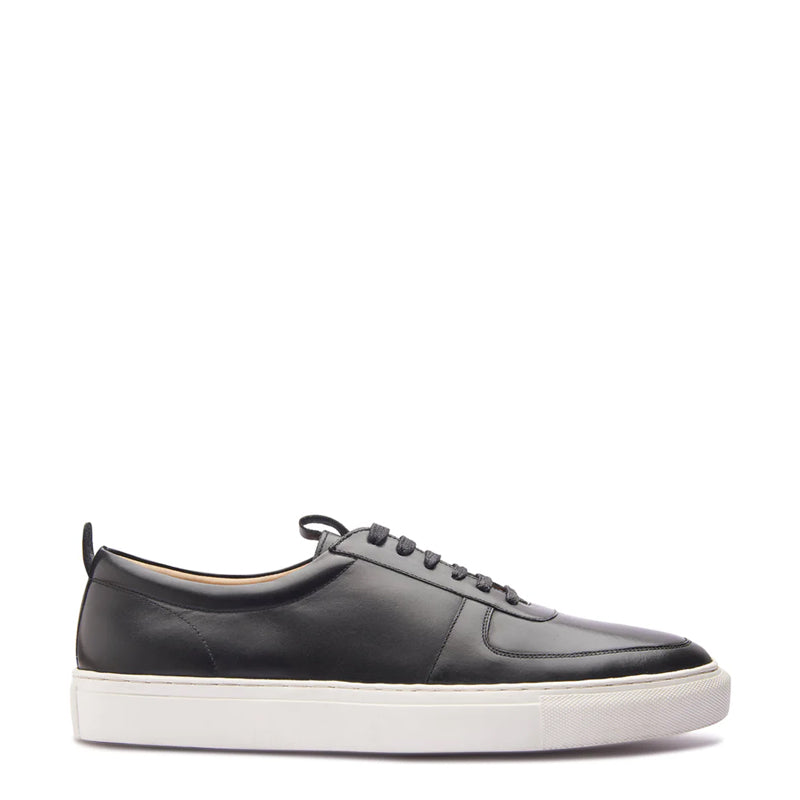 Men Casual Leather Lace Up Sneakers